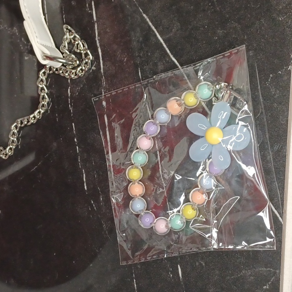 P9- Transparent White Crossbody Bag. NWOT - Picture 6 of 6
